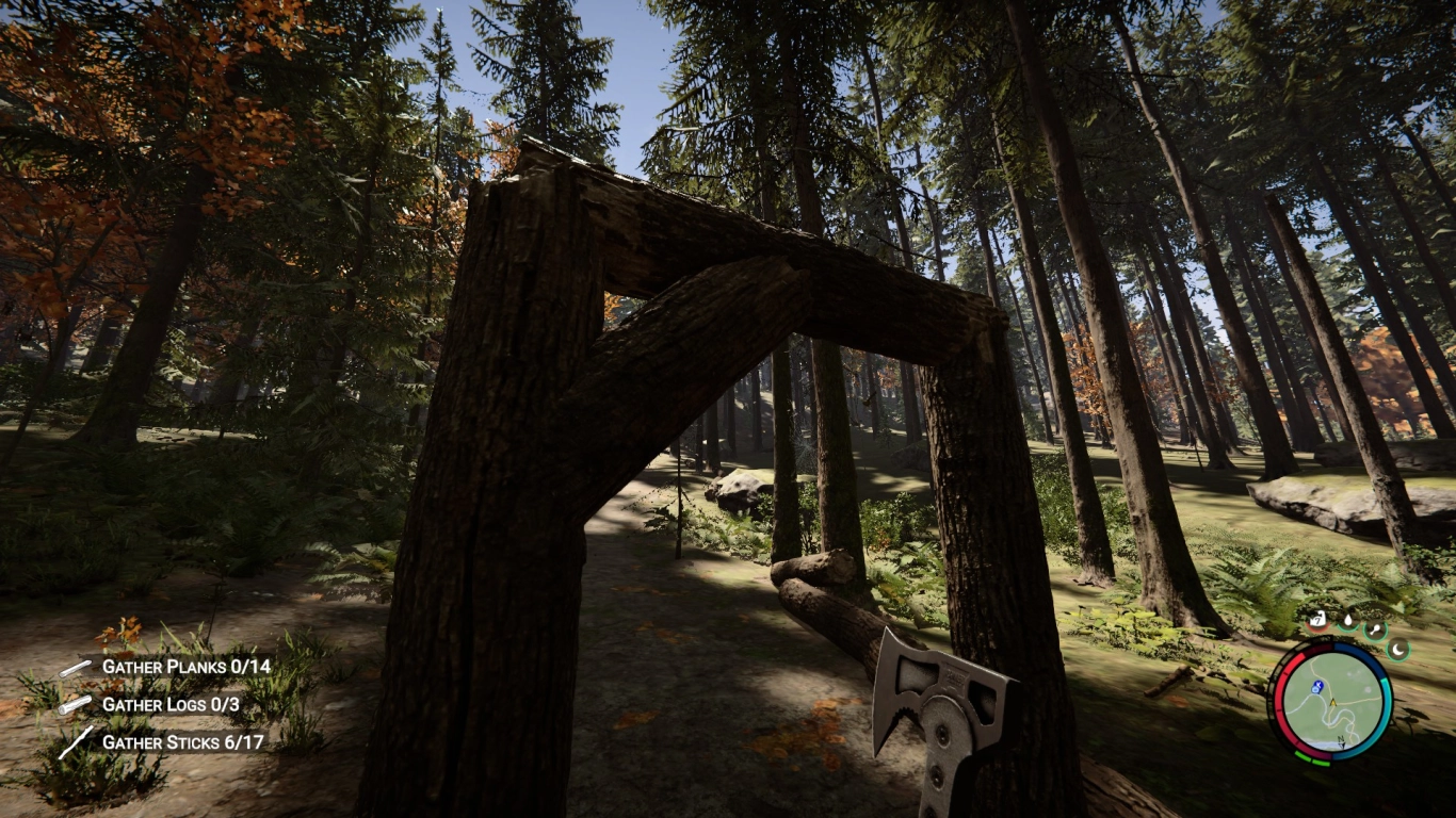 Sons of the Forest Basebuilding: Querbalken-Trick für mehr Bewegungsfreiheit und Stabilität