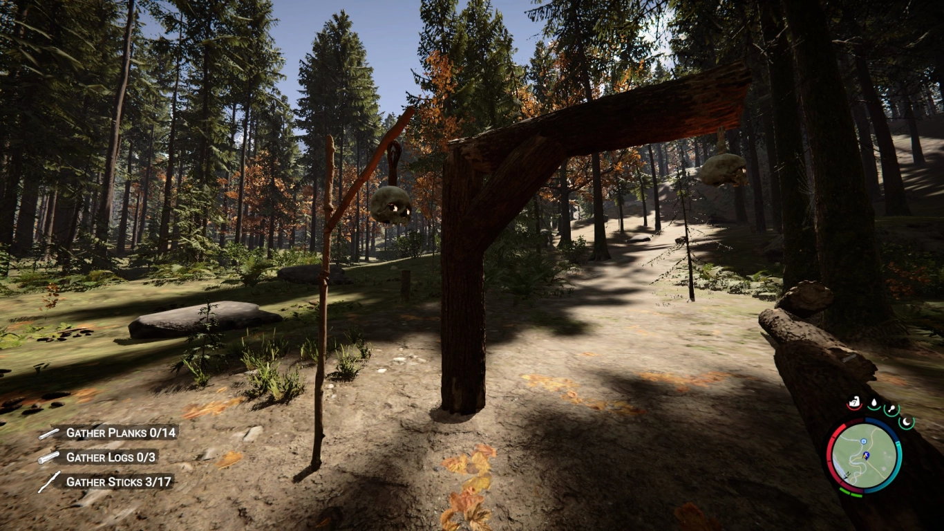 Beleuchtung in Sons of the Forest: Laternen, Fackeln, Schädel-Lampen und Strom