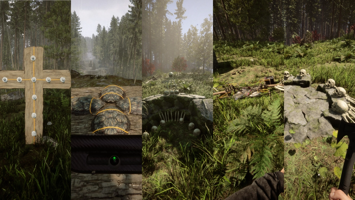 Sons of the Forest lato ovest – mappa con posizioni dei progetti e consigli
