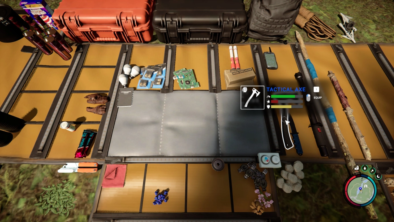Best early-game weapons: axe, spear, bow — tips on damage, range, and crafting in Sons of the Forest