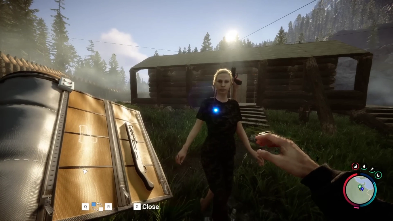Location tip: pistol on the life raft — using firearms wisely in Sons of the Forest