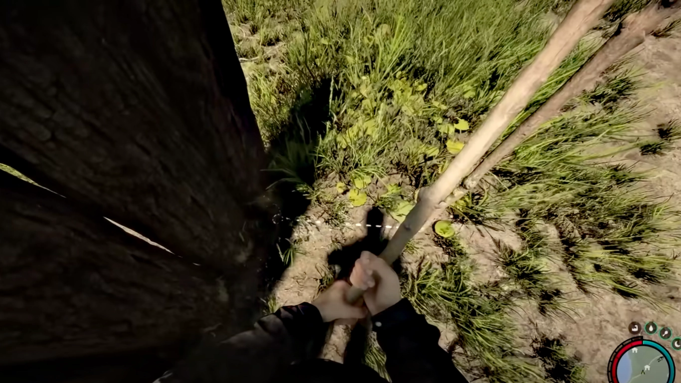 Sons of the Forest: spuntoni di difesa integrati nelle mura della base