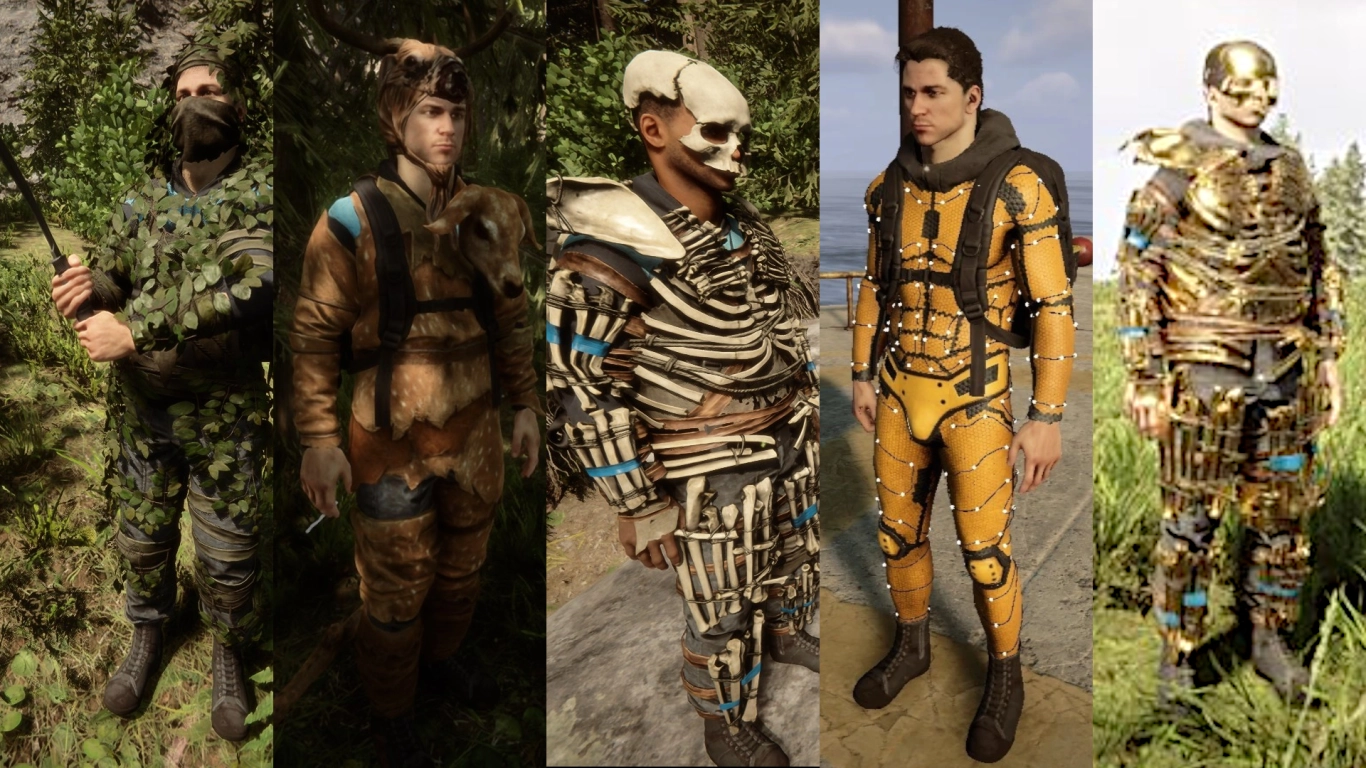 Herstellbare Rüstungen in Sons of the Forest: Leaf-, Leder-, Knochen- und Tech-Rüstung mit Crafting-Rezepten