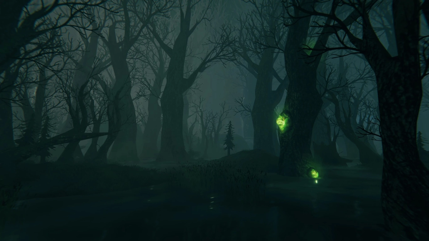Valheim Swamp biome with crypts, Draugr, and poisonous blobs