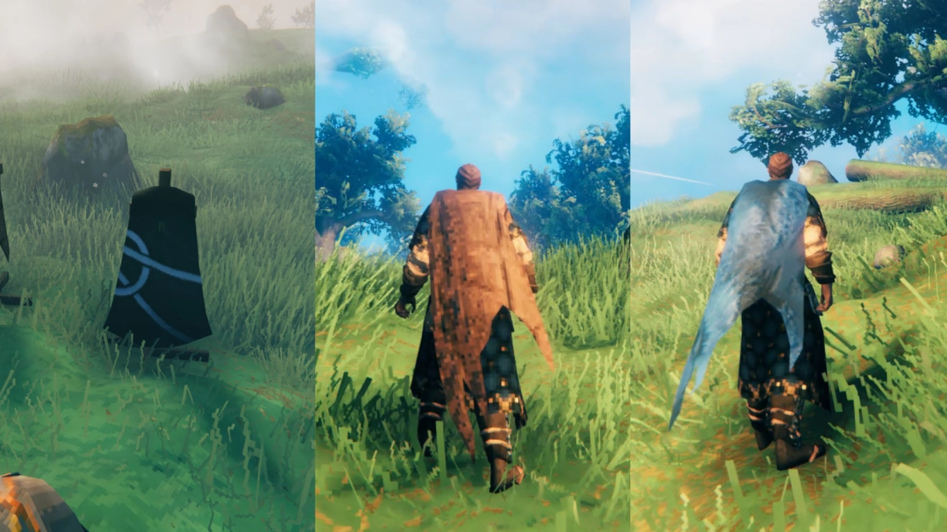 Valheim mantelli: panoramica di mantelli, effetti e biomi a confronto