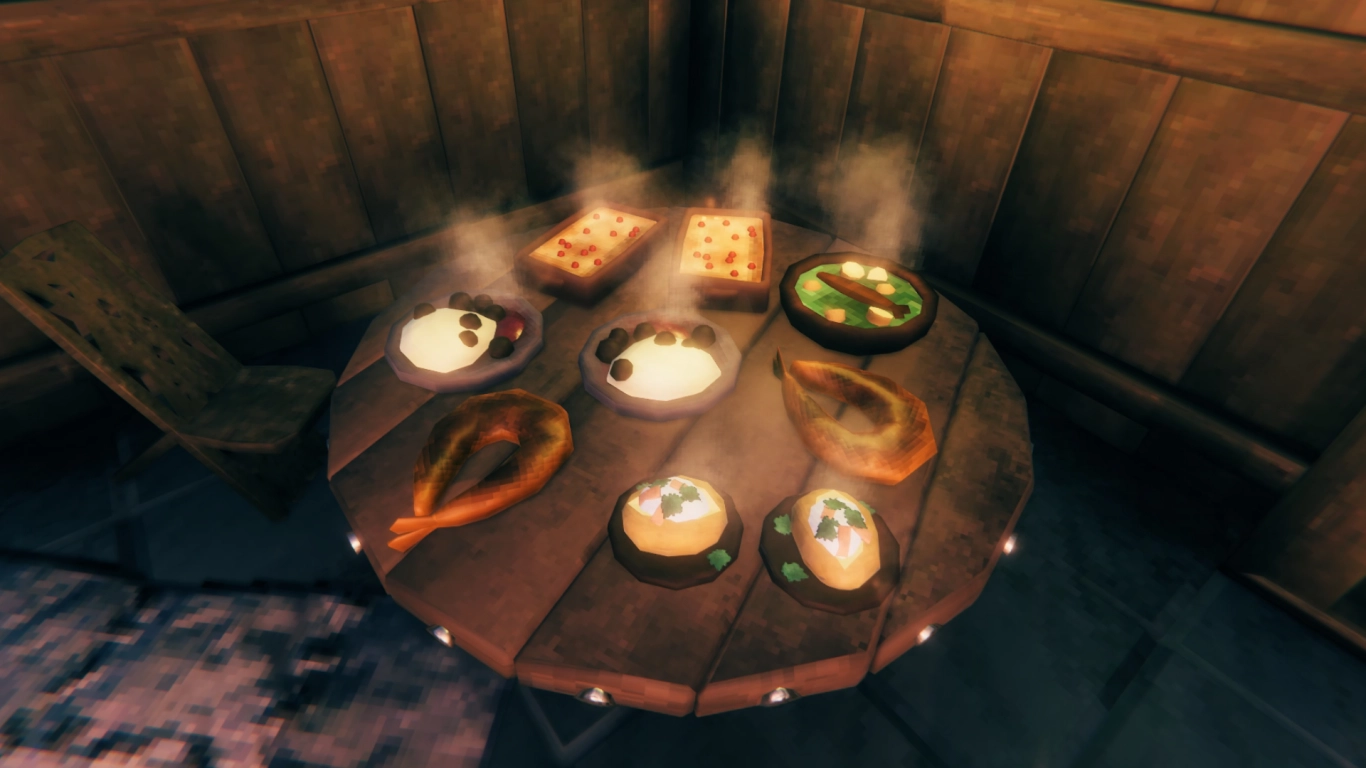 Valheim Eitr-recept med Poteitr och fiskrätter i Deep North