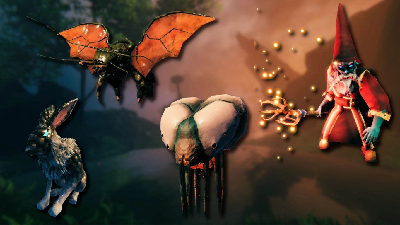 Valheim Mistlands Gegner Seeker Hasen und Dvergr