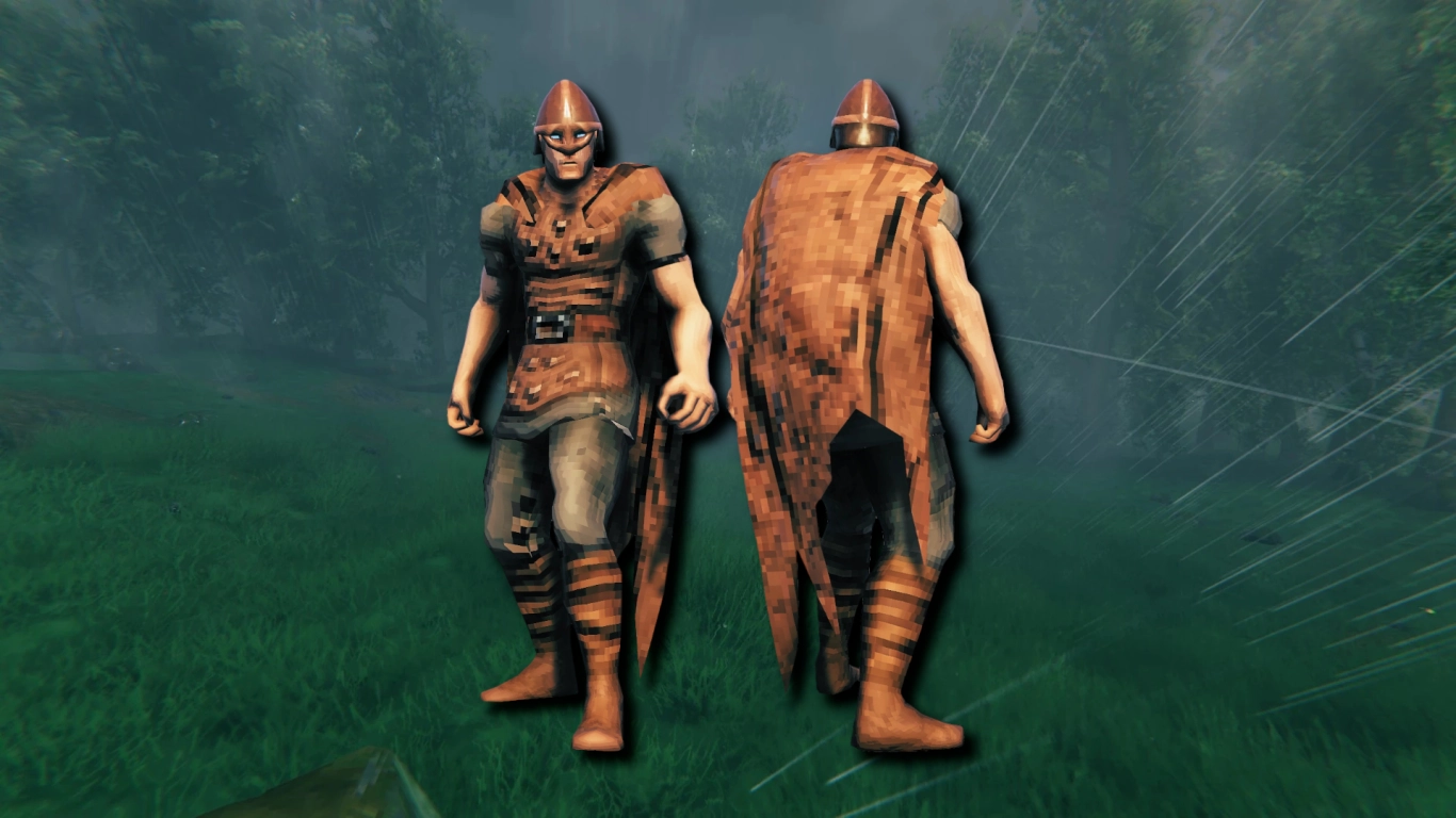 Armaduras dos Prados em Valheim: Conjunto de Farrapos e Conjunto de Couro