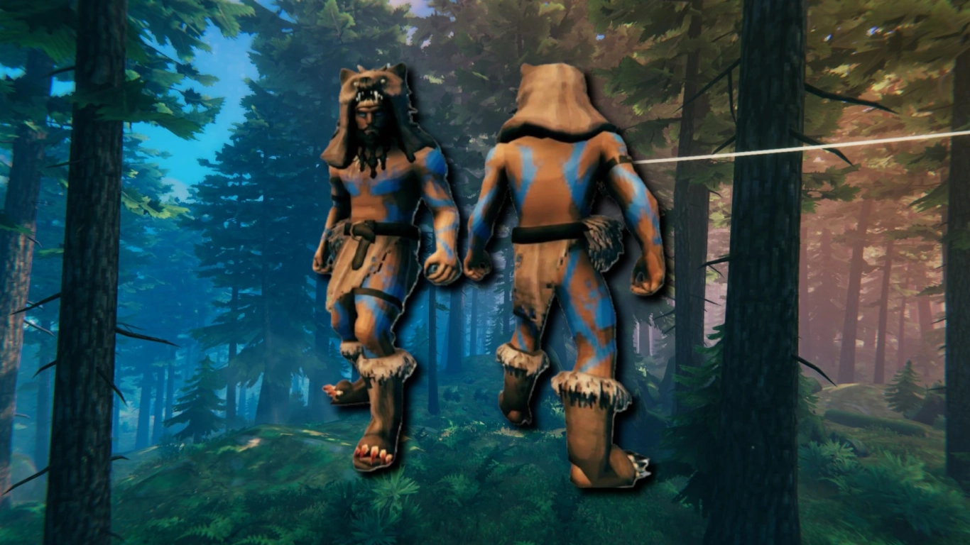 Armaduras da Floresta Negra em Valheim: Conjuntos de Pele de Troll, de Urso e de Bronze