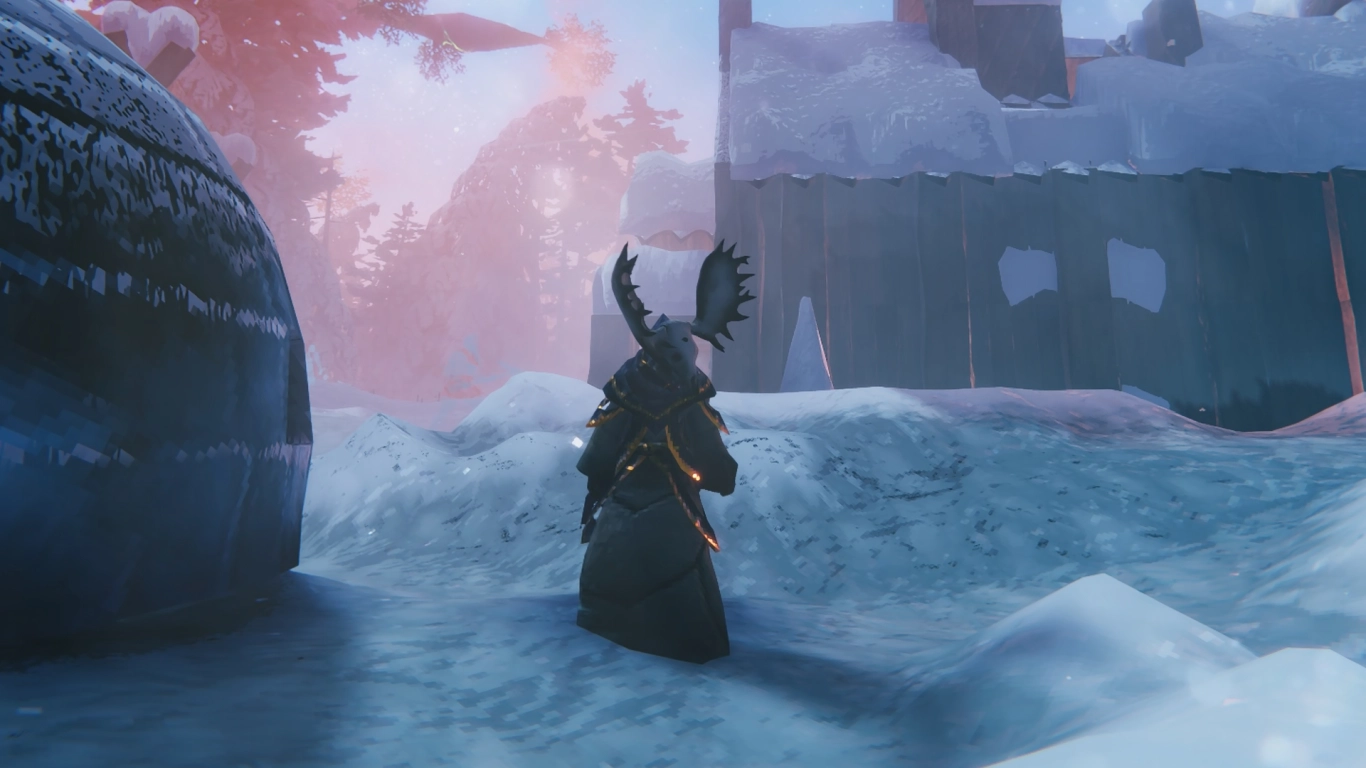 Valheim Caller-Set Magier-Rüstung mit Eitr-Regeneration im Tiefen Norden