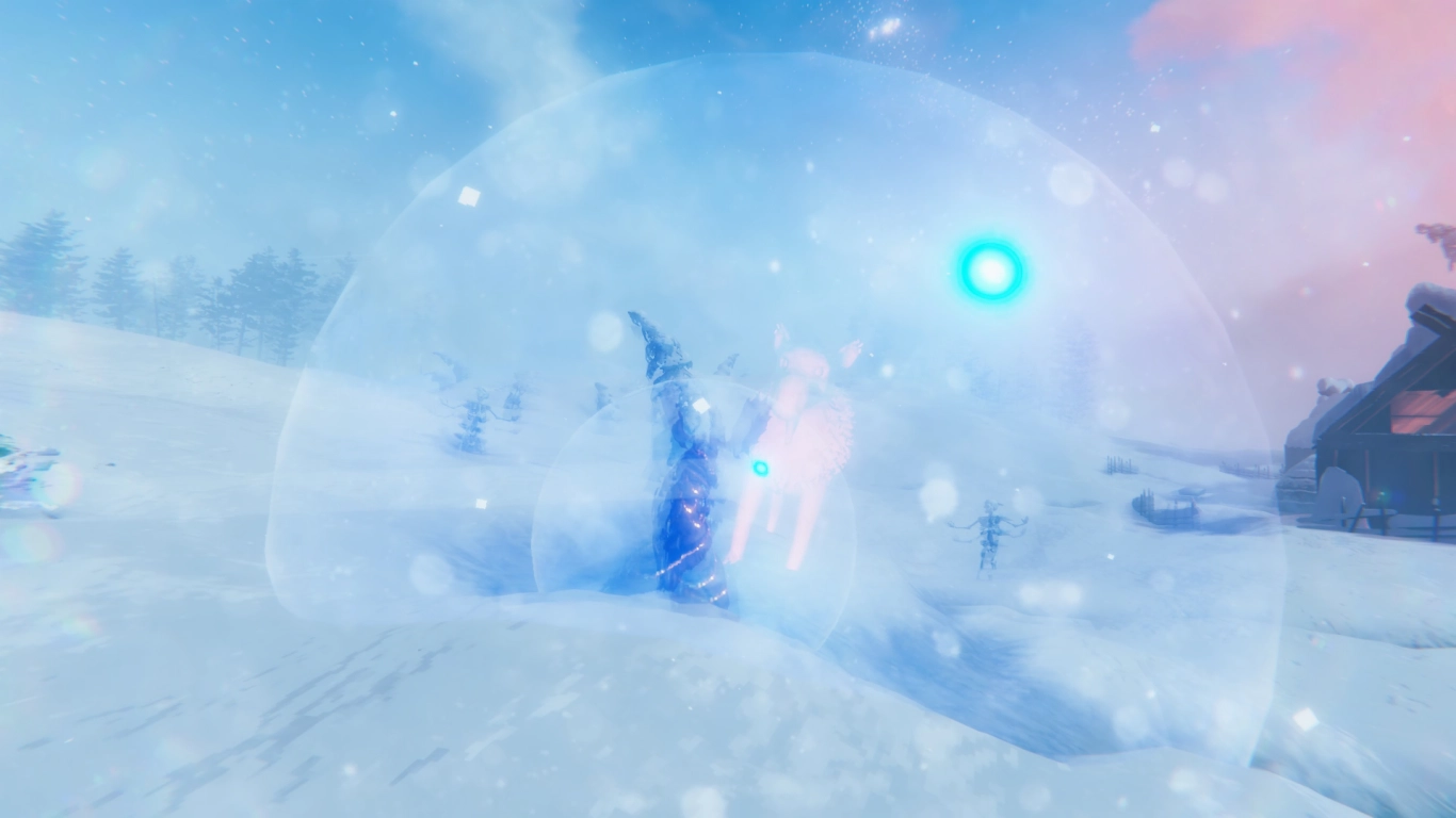 Northern Vengeance Zauberstab erzeugt Barriere und reflektiert Schaden in Valheim