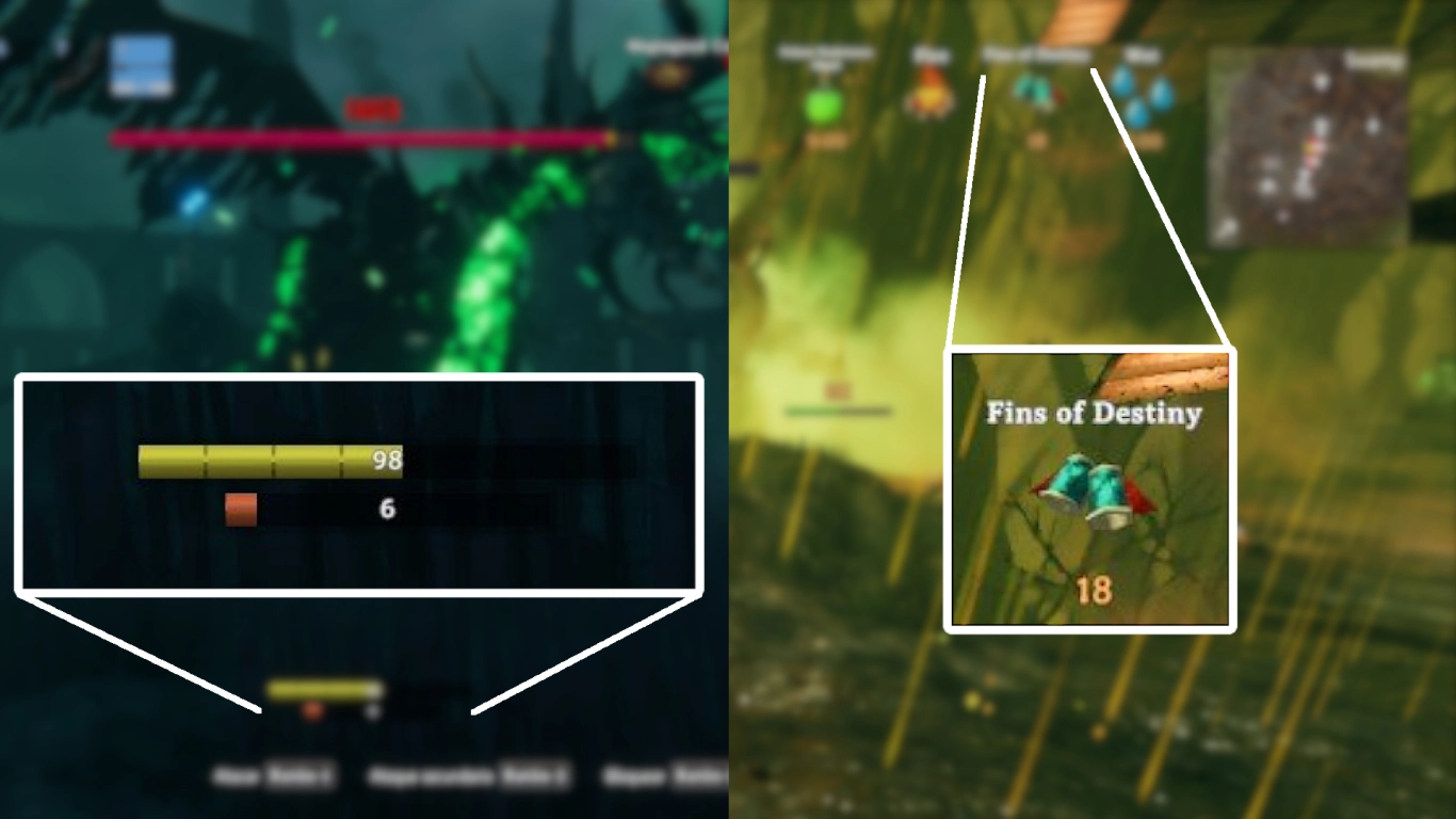 Valheim Trinkets und Adrenalin-Leiste im Kampf erklärt