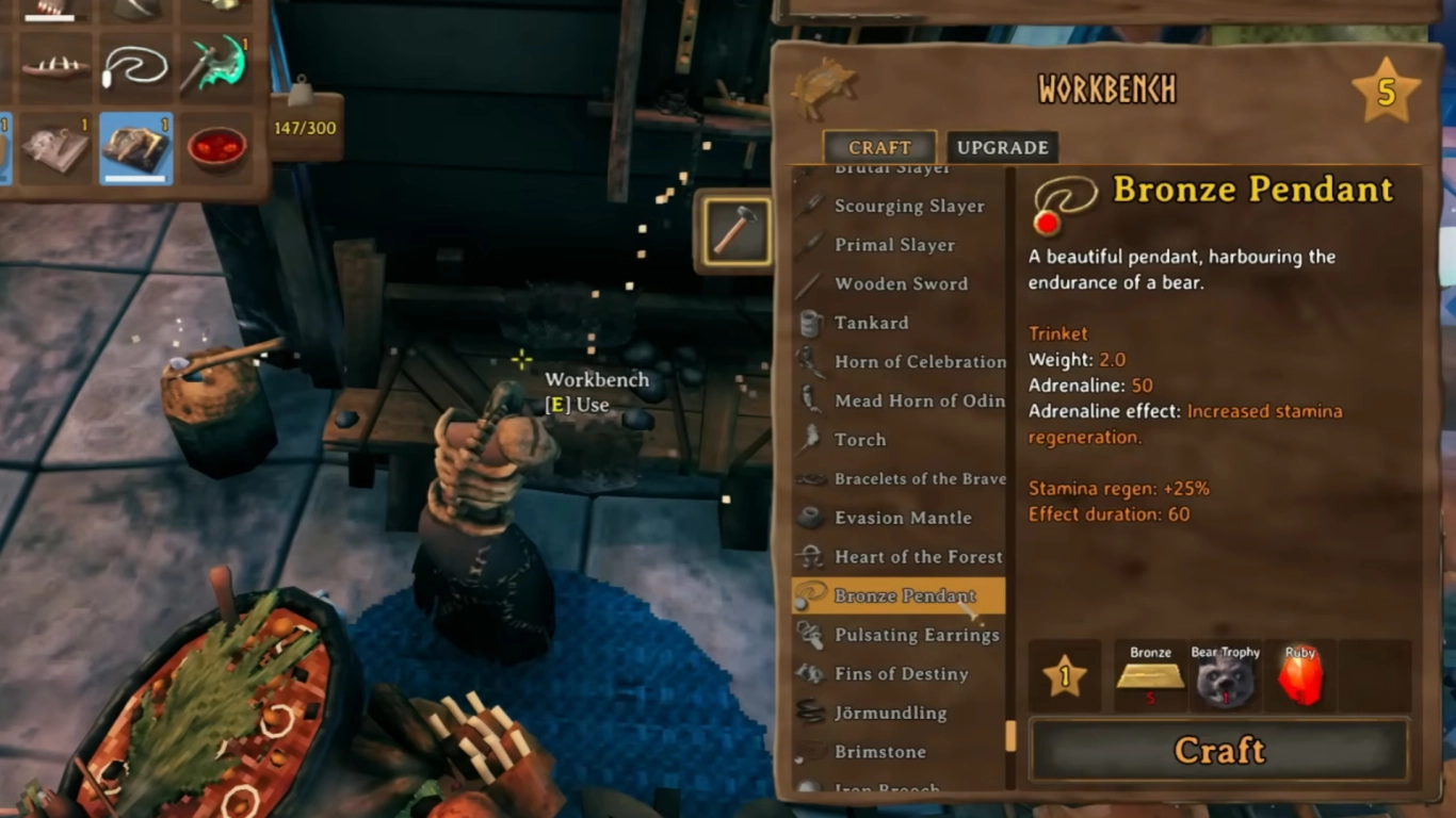 Valheim Adrenalin-Mechanik im Kampf in Aktion