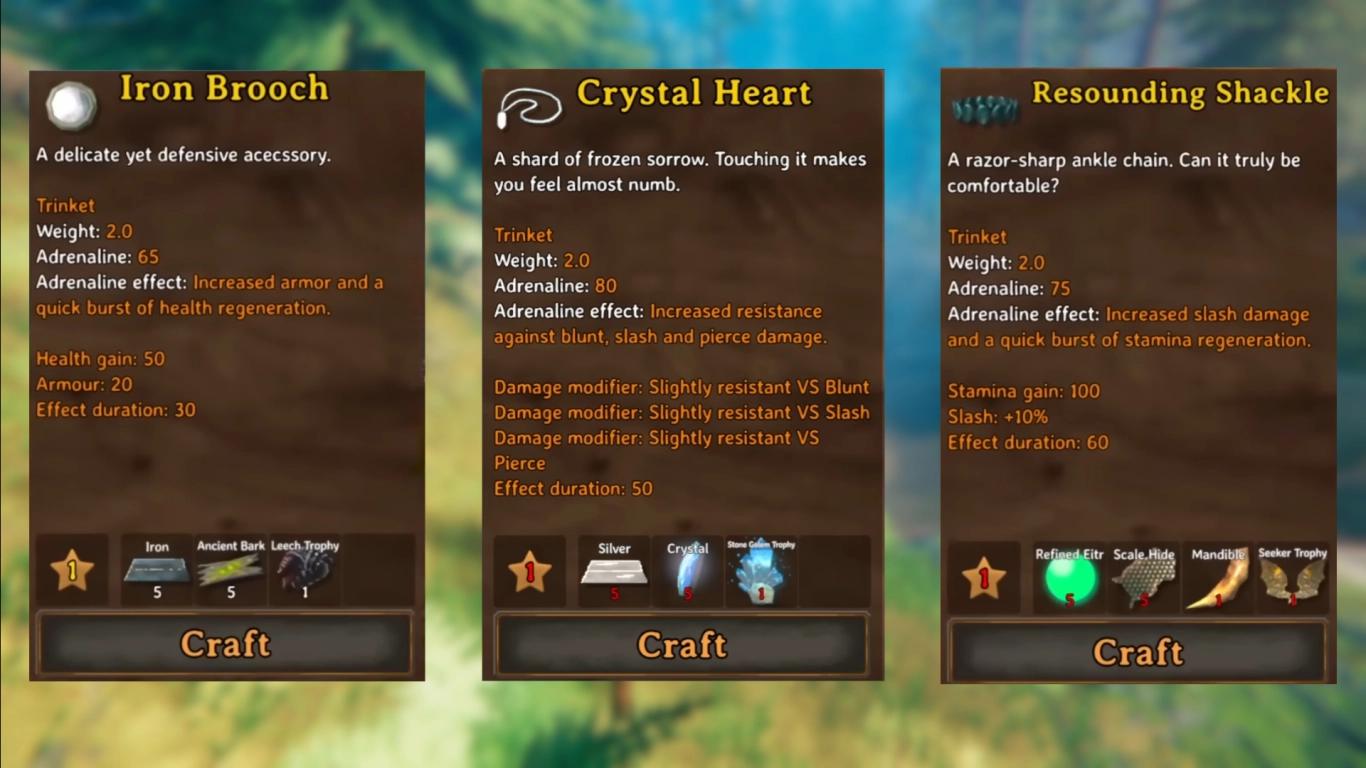 Valheim Trinkets an der Schmiede craften