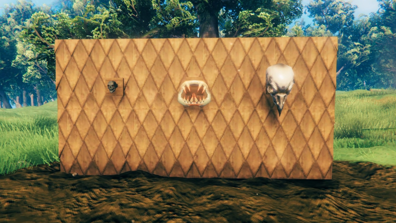 Valheim Ashlands trophies for Charred skeletons, Asksvin, and Fallen Valkyrie with drop chances and crafting